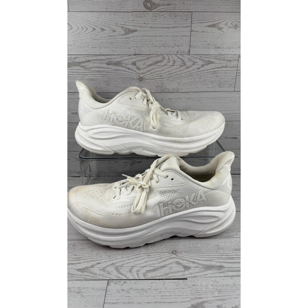 Hoka One One Clifton 10 1162030 WWH Summit White 9D Men's Running Shoes #442